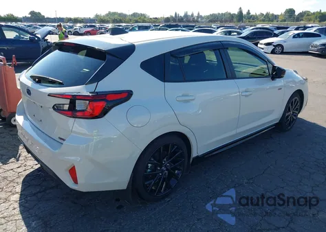 2024 Subaru Impreza Rs 5-Door из США, поврежденный, VIN JF1GUHJC8R8297792